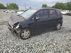 Salvage cars for sale at Mebane, NC auction: 2007 Honda FIT S