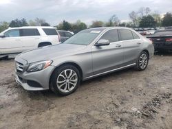 Salvage cars for sale from Copart Madisonville, TN: 2016 Mercedes-Benz C 300 4matic