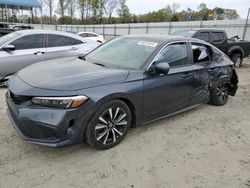 Salvage cars for sale from Copart Spartanburg, SC: 2022 Honda Civic EXL