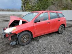 Salvage cars for sale from Copart Bowmanville, ON: 2007 Toyota Corolla Matrix XR
