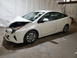 Salvage cars for sale at Ebensburg, PA auction: 2017 Toyota Prius
