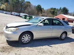 Salvage cars for sale from Copart Mendon, MA: 2005 Toyota Camry LE