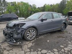 Salvage cars for sale at Austell, GA auction: 2012 Honda Accord EXL