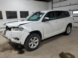 Salvage cars for sale from Copart Blaine, MN: 2010 Toyota Highlander SE