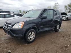 Salvage cars for sale at Elgin, IL auction: 2004 Honda CR-V EX