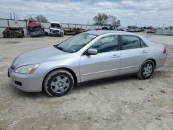Salvage cars for sale from Copart Haslet, TX: 2007 Honda Accord LX