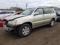 Salvage cars for sale from Copart New Britain, CT: 2002 Toyota Highlander Limited
