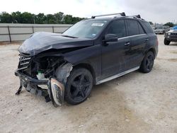 Salvage cars for sale from Copart New Braunfels, TX: 2015 Mercedes-Benz ML 400 4matic