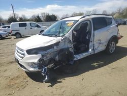 Salvage cars for sale from Copart Windsor, NJ: 2018 Ford Escape SEL