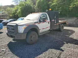 Salvage trucks for sale at West Mifflin, PA auction: 2015 Ford F550 Super Duty