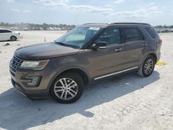 Ford Explorer salvage cars for sale: 2016 Ford Explorer XLT