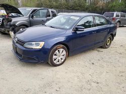 Salvage cars for sale at Waldorf, MD auction: 2013 Volkswagen Jetta SE