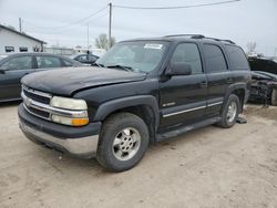 Salvage cars for sale at Pekin, IL auction: 2002 Chevrolet Tahoe C1500