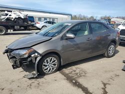 Salvage cars for sale at Pennsburg, PA auction: 2017 Toyota Corolla L