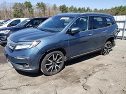 Salvage cars for sale from Copart Exeter, RI: 2019 Honda Pilot Elite