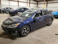 2016 Honda Accord LX en venta en Pennsburg, PA