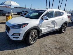 Salvage cars for sale from Copart Van Nuys, CA: 2020 Hyundai Tucson Limited
