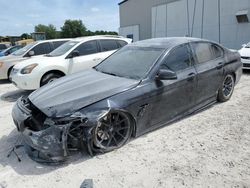 Salvage cars for sale at Apopka, FL auction: 2015 BMW 550 I