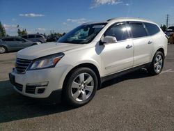 Salvage cars for sale from Copart Rancho Cucamonga, CA: 2013 Chevrolet Traverse LTZ