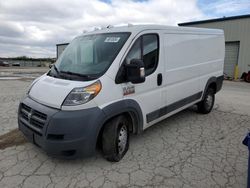 Salvage cars for sale from Copart Kansas City, KS: 2018 Dodge RAM Promaster 1500 1500 Standard