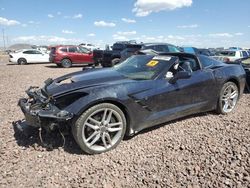 Salvage cars for sale from Copart Phoenix, AZ: 2015 Chevrolet Corvette Stingray Z51 1LT