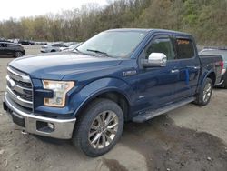 Salvage trucks for sale at Marlboro, NY auction: 2016 Ford F150 Supercrew
