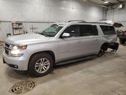 Salvage cars for sale at Milwaukee, WI auction: 2015 Chevrolet Suburban K1500 LT