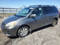 Salvage cars for sale from Copart London, ON: 2005 Toyota Sienna CE