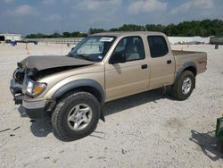 Salvage cars for sale from Copart New Braunfels, TX: 2001 Toyota Tacoma Double Cab