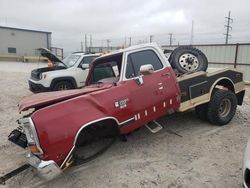Vehiculos salvage en venta de Copart Haslet, TX: 1989 Dodge W-SERIES W300