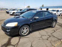 Pontiac G6 SE salvage cars for sale: 2006 Pontiac G6 SE