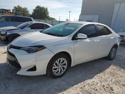 Salvage cars for sale from Copart Apopka, FL: 2019 Toyota Corolla L