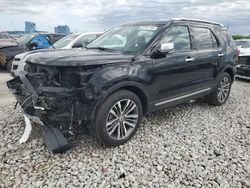 Vehiculos salvage en venta de Copart Des Moines, IA: 2018 Ford Explorer Platinum