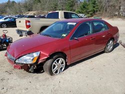Salvage cars for sale at North Billerica, MA auction: 2007 Honda Accord SE
