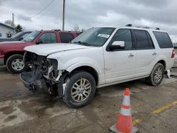 Salvage cars for sale at Pekin, IL auction: 2014 Ford Expedition Limited