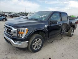 Salvage cars for sale at Houston, TX auction: 2021 Ford F150 Supercrew