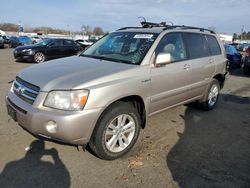 Toyota salvage cars for sale: 2007 Toyota Highlander Hybrid