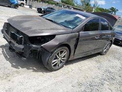 Salvage cars for sale at Opa Locka, FL auction: 2015 Hyundai Sonata Sport