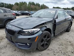 Salvage cars for sale from Copart Mendon, MA: 2017 BMW 230XI