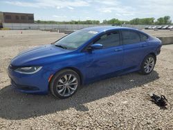 Salvage cars for sale at Kansas City, KS auction: 2016 Chrysler 200 S