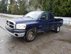 Salvage cars for sale from Copart Arlington, WA: 2008 Dodge RAM 1500 ST