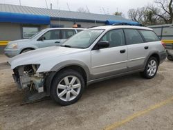 Salvage cars for sale at Wichita, KS auction: 2006 Subaru Legacy Outback 2.5I