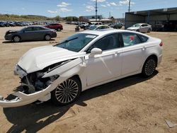 Vehiculos salvage en venta de Copart Colorado Springs, CO: 2018 Ford Fusion TITANIUM/PLATINUM