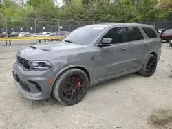 Salvage cars for sale at Waldorf, MD auction: 2021 Dodge Durango SRT Hellcat
