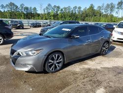 Salvage cars for sale from Copart Harleyville, SC: 2018 Nissan Maxima 3.5S