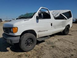 Salvage cars for sale at Fresno, CA auction: 2003 Ford Econoline E350 Super Duty Wagon