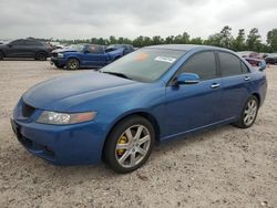 Salvage cars for sale at Houston, TX auction: 2005 Acura TSX