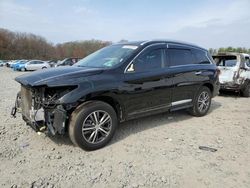 Salvage cars for sale from Copart Windsor, NJ: 2019 Infiniti QX60 Luxe