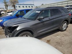 Salvage cars for sale at Albuquerque, NM auction: 2021 Ford Explorer XLT
