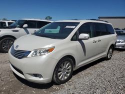 Salvage cars for sale from Copart Hueytown, AL: 2013 Toyota Sienna XLE